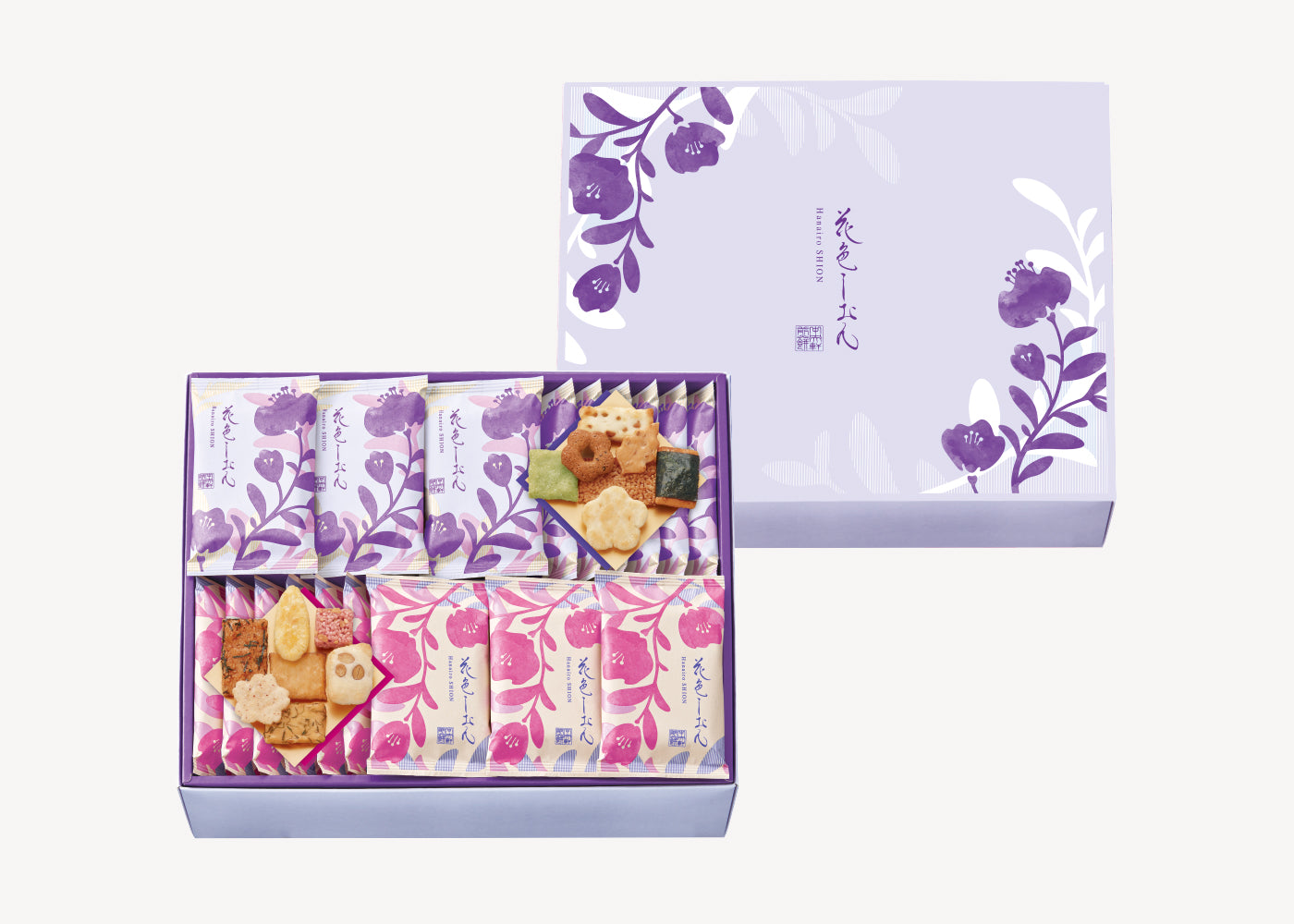 花色しおん 6袋入 – 中央軒煎餅