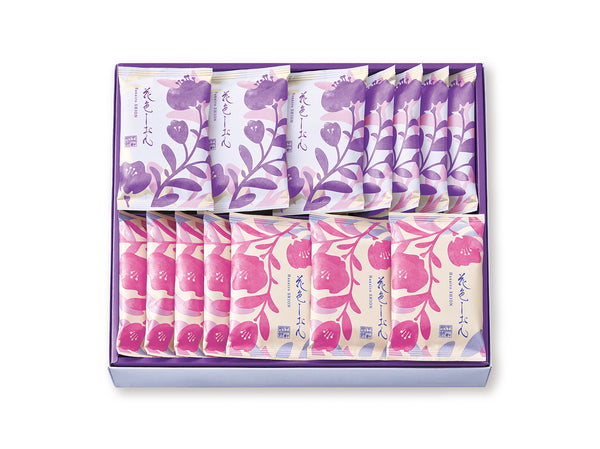 【限定価格】未開封あかねさす紫の花/Sante!!～最高級ワインをあなたに～ 花色しおん 18袋入 – 中央軒煎餅