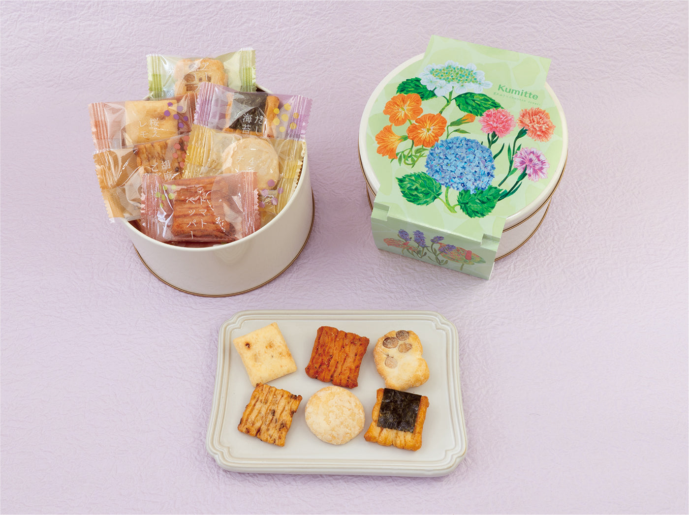 初夏デザイン】Kumitte 21個 – 中央軒煎餅